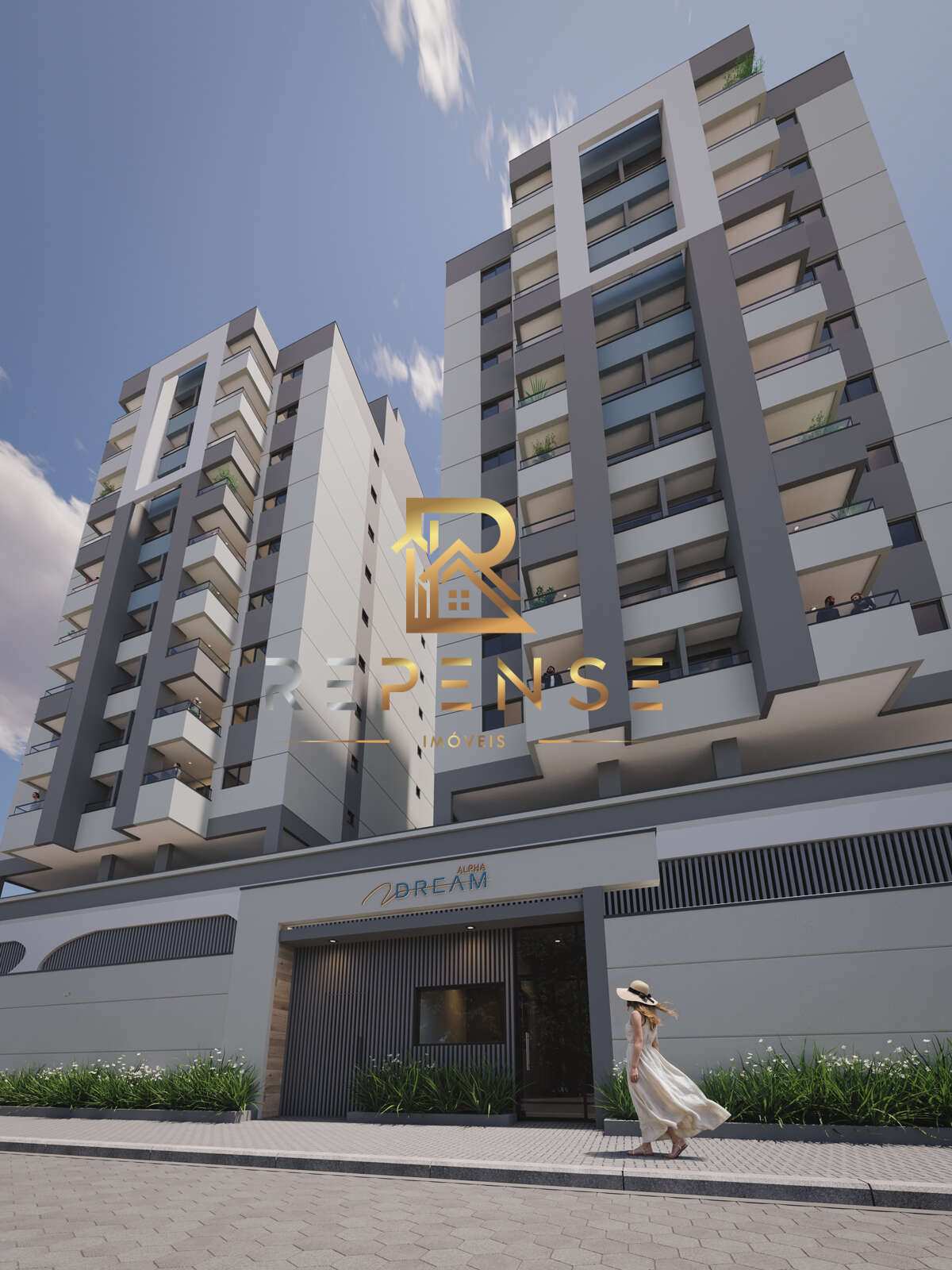 ALPHA DREAM , lançamento a poucos passos da Praia Martim de Sá, com 1 dormitório e 1 vaga de garagem, excelente investimento, oportunidade imperdível