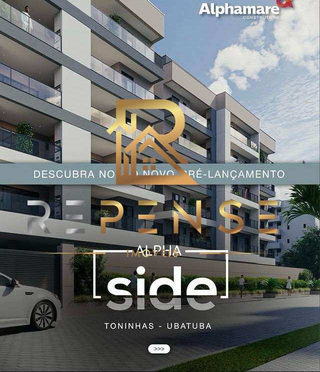 ALPHA SIDE em UBATUBA, 1 ou 2 suítes com plantas de 45 m² a 70m², na Praia das Toninhas!! Útimas unidades, excelente área de lazer!!